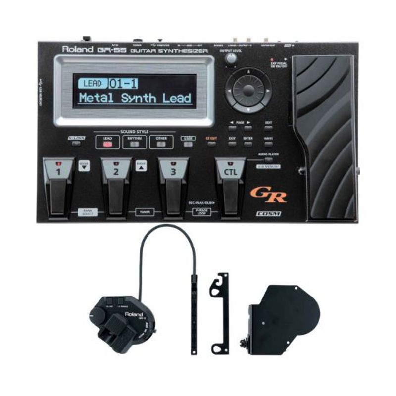 Sintetizador Roland GR-55 com captador GK-3 Sintetizador Roland GR-55 com captador GK-3
