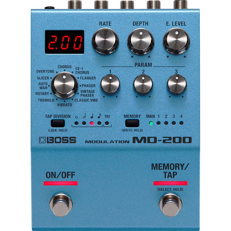 Pedal Multiefeitos de Modulação BOSS Pedal Multiefeitos de Modulação BOSS