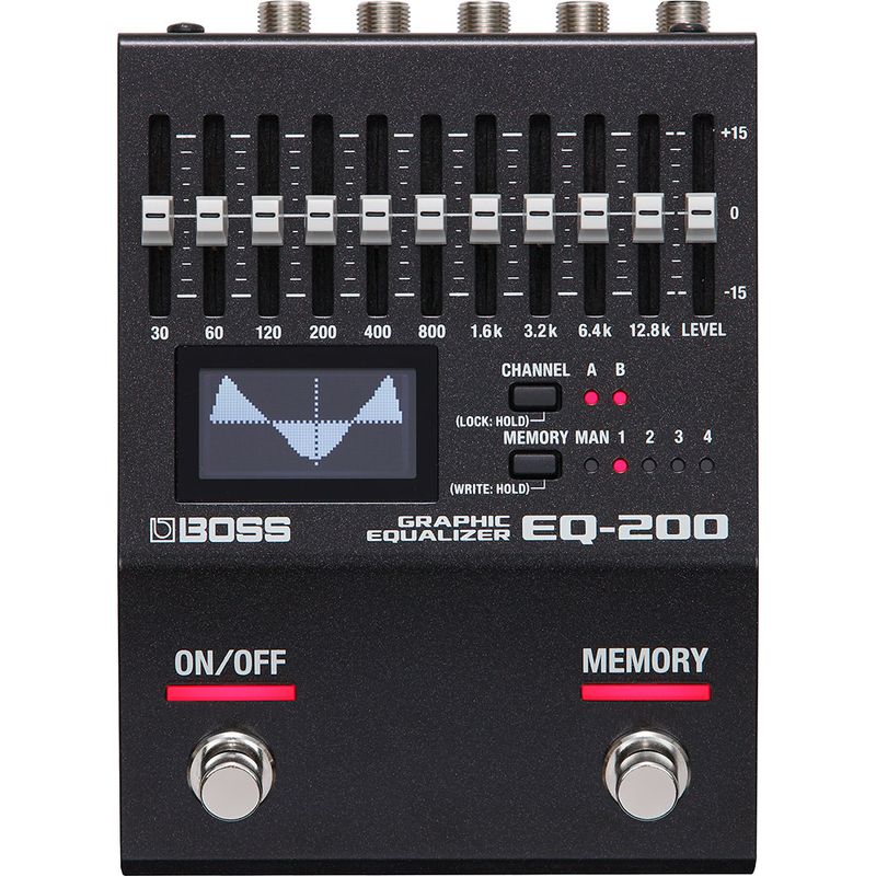 Pedal-de-Graphic-Equalizer-EQ-200-BOSS Pedal-de-Graphic-Equalizer-EQ-200-BOSS