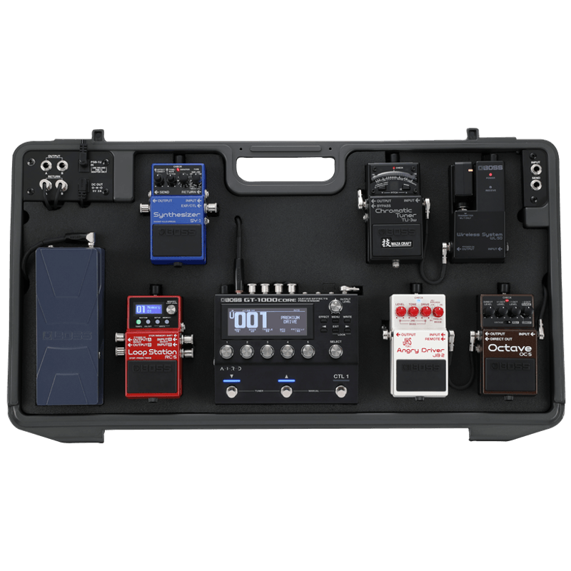 Pedalboard no formato case Pedalboard no formato case